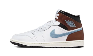 Air Jordan Air Jordan 1 Retro Mid SE Brown Blue Grey - FQ8162-142 / FQ7831-142