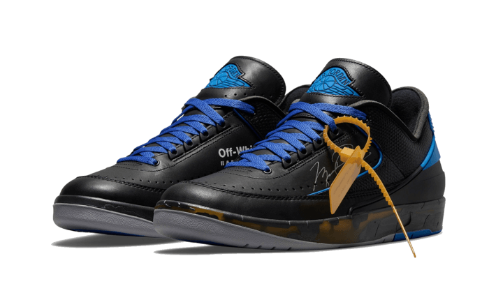 Air Jordan Air Jordan 2 Retro Low SP Off-White Black Blue - DJ4375-004