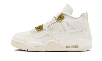 Air Jordan Air Jordan 4 Sail Metallic Gold - AQ9129-170