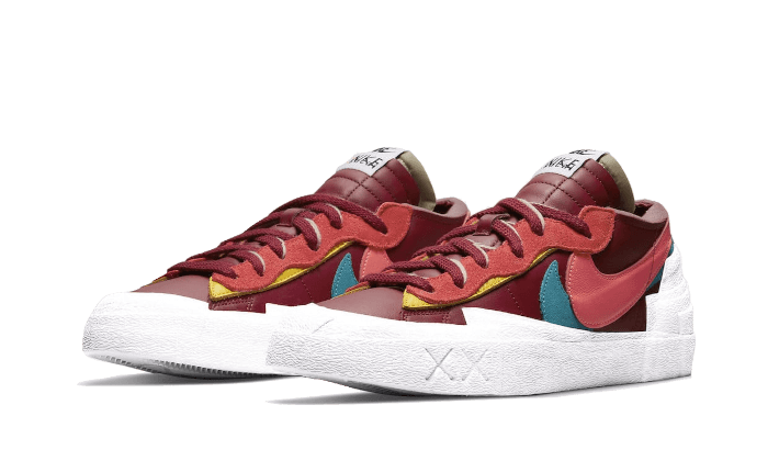 Nike Blazer Low Sacai Kaws Team Red - DM7901-600