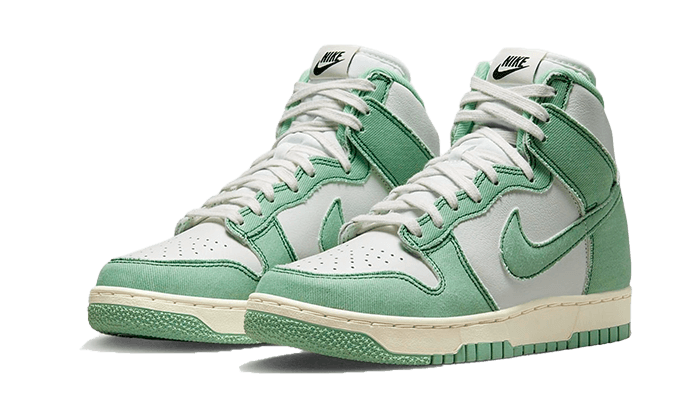 Nike Dunk High 1985 Enamel Green Denim - DV1143-300