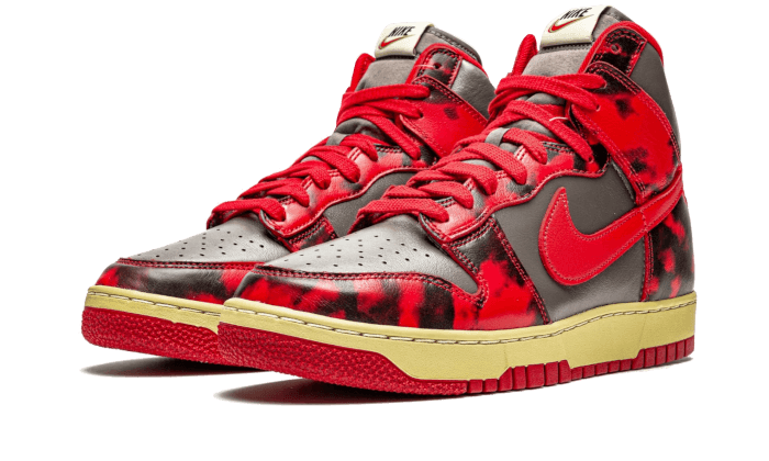 Nike Dunk High 1985 Red Acid Wash - DD9404-600