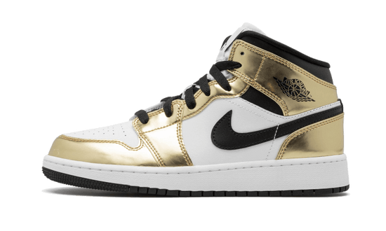 Air Jordan Air Jordan 1 Mid White Metallic Gold - DC1419-700 / DC1420-700