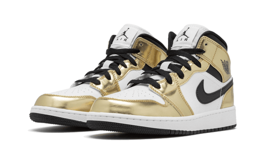 Air Jordan Air Jordan 1 Mid White Metallic Gold - DC1419-700 / DC1420-700