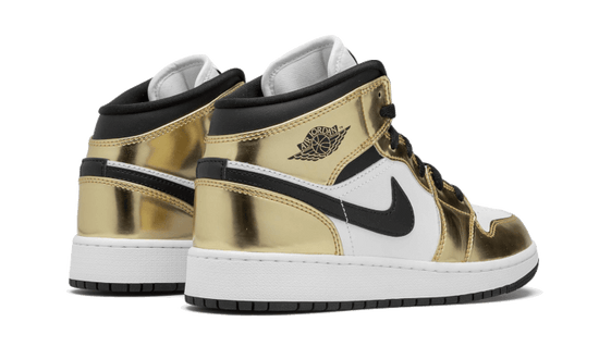 Air Jordan Air Jordan 1 Mid White Metallic Gold - DC1419-700 / DC1420-700
