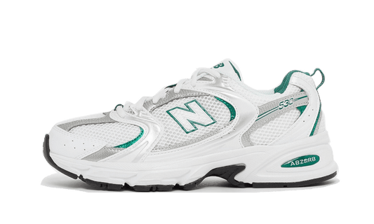 New Balance 530 White Silver Green - MR530AB