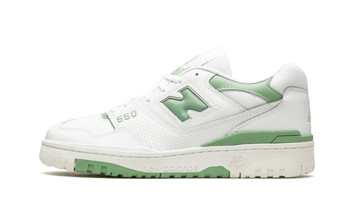 New Balance 550 White Mint Green - BB550FS1