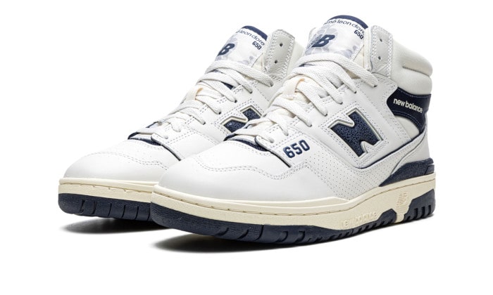 New Balance 650R Aimé Leon Dore White Navy - BB650RD1