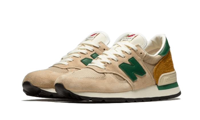 New Balance 990 v1 Made In USA Tan Green - M990TG1