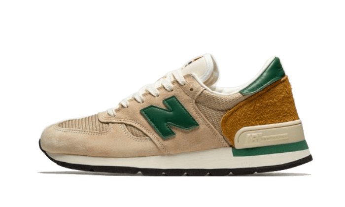 New Balance 990 v1 Made In USA Tan Green - M990TG1