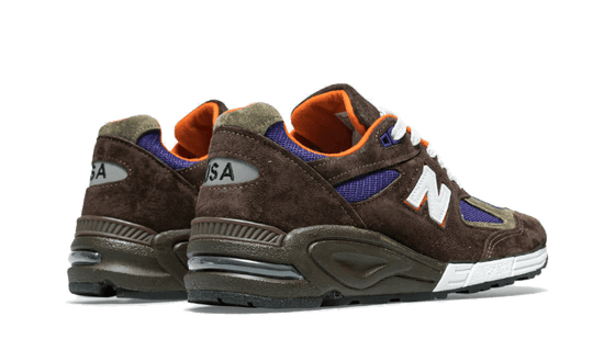 New Balance 990 V2 Made In Usa Brown Purple - M990BR2