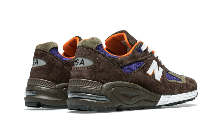 New Balance 990 V2 Made In Usa Brown Purple - M990BR2