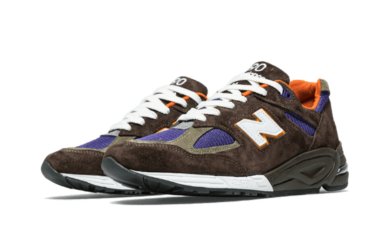 New Balance 990 V2 Made In Usa Brown Purple - M990BR2