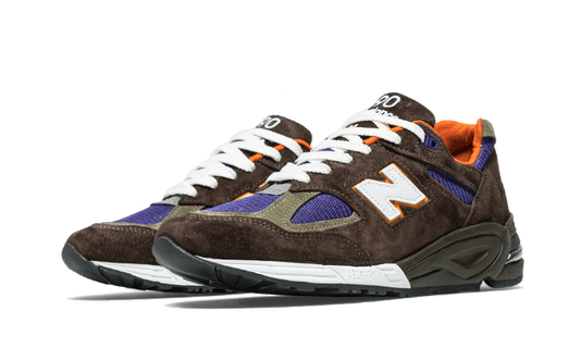 New Balance 990 V2 Made In Usa Brown Purple - M990BR2