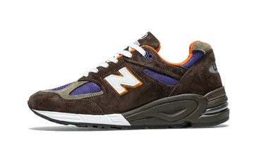 New Balance 990 V2 Made In Usa Brown Purple - M990BR2