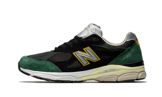 New Balance 990 V3 Black Green Yellow - M990CP3