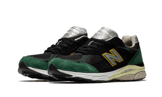 New Balance 990 V3 Black Green Yellow - M990CP3