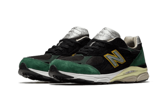 New Balance 990 V3 Black Green Yellow - M990CP3