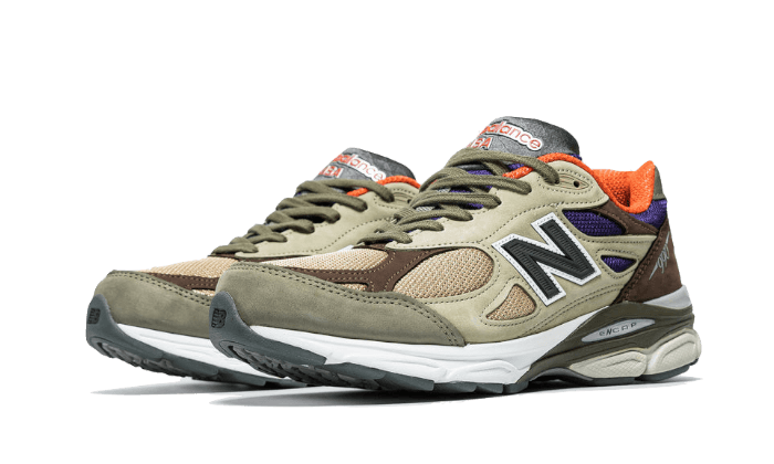 New Balance 990 V3 Made In Usa Tan Blue - M990BT3