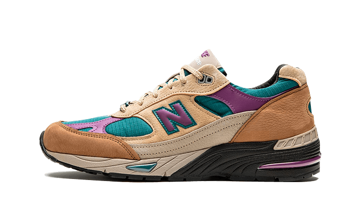 New Balance 991 Made In UK Palace Brown Teal - M991PAL