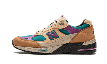 New Balance 991 Made In UK Palace Brown Teal - M991PAL