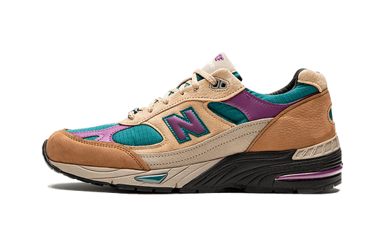 New Balance 991 Made In UK Palace Brown Teal - M991PAL