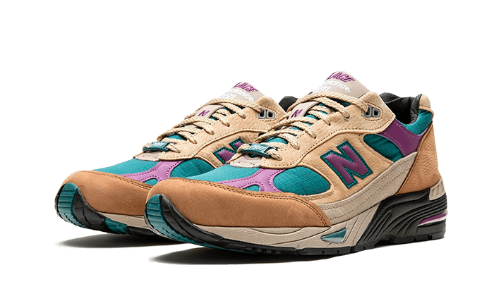 New Balance 991 Made In UK Palace Brown Teal - M991PAL