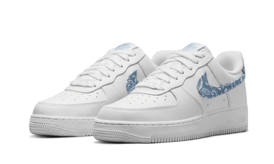 Nike Air Force 1 Low '07 Essential White Worn Blue Paisley - DH4406-100