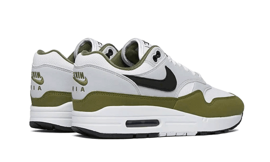 Nike Air Max 1 White Black Medium Olive - FD9082-102