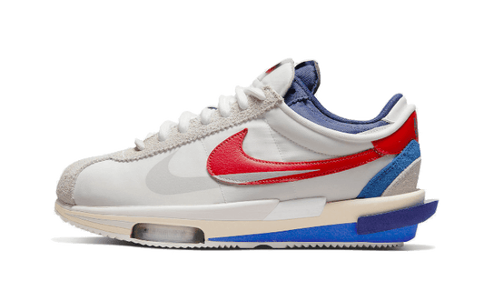 Nike Cortez 4.0 Sacai White University Red Blue - DQ0581-100