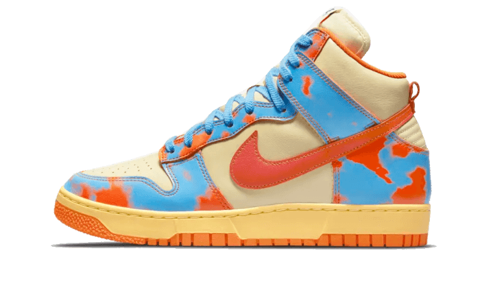 Nike Dunk High 1985 Acid Wash Orange - DD9404-800