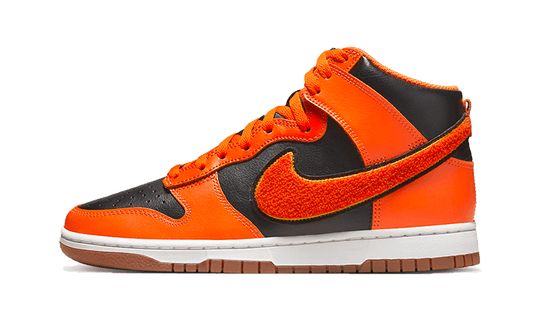 Nike Dunk High University Chenille Swoosh Safty Orange - DR8805-002