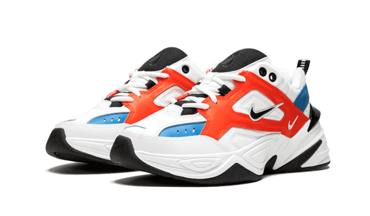 nike m2k tekno white orange