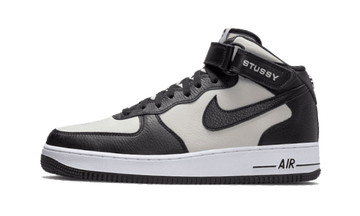 Nike Air Force 1 Mid Stussy Grey Black - DJ7840-002