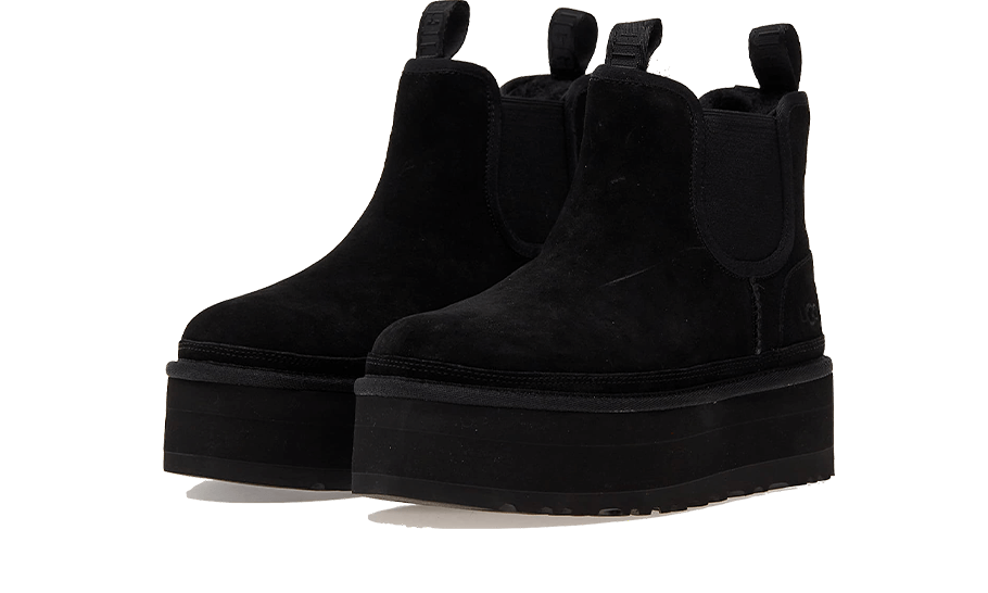 UGG Neumel Platform Chelsea Boot Black - 1134526-BLK